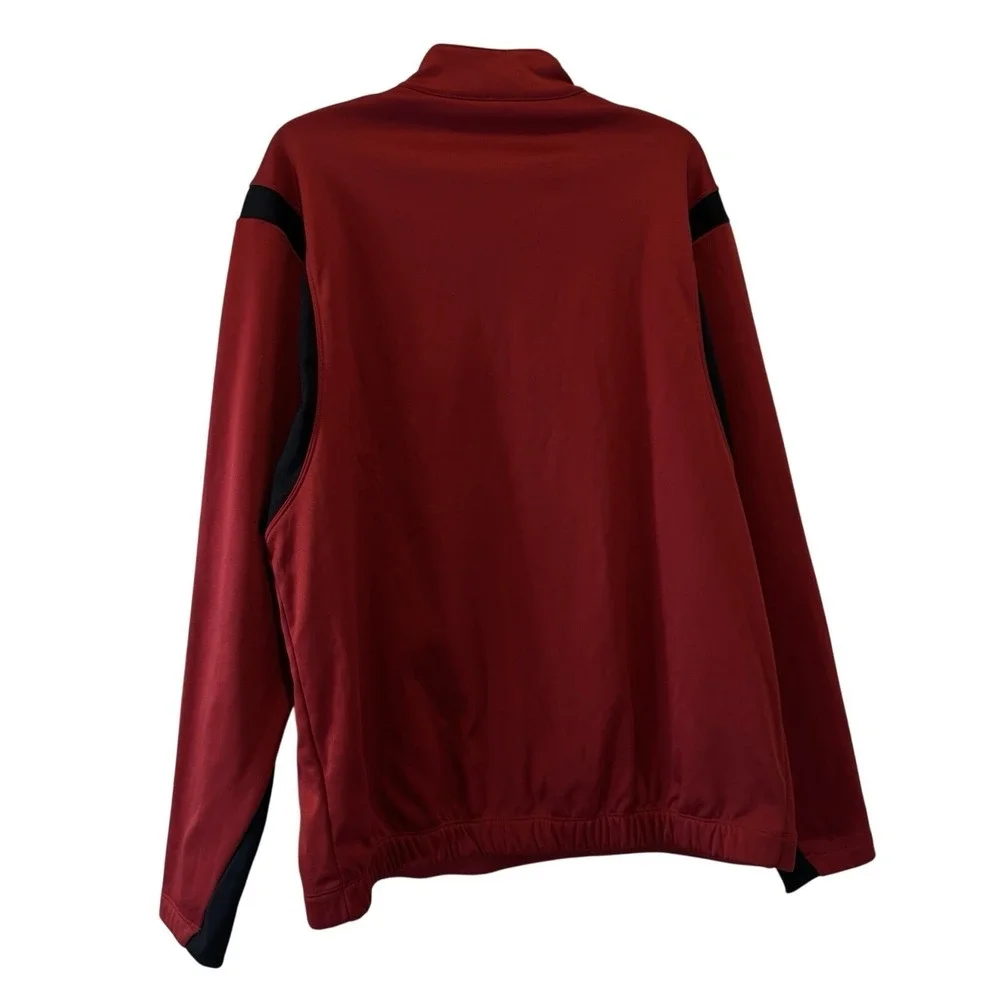 Nike Golf Aria Quarter Zip Pullover‎ Red Burgundy Athletic Outdoors Casual Large